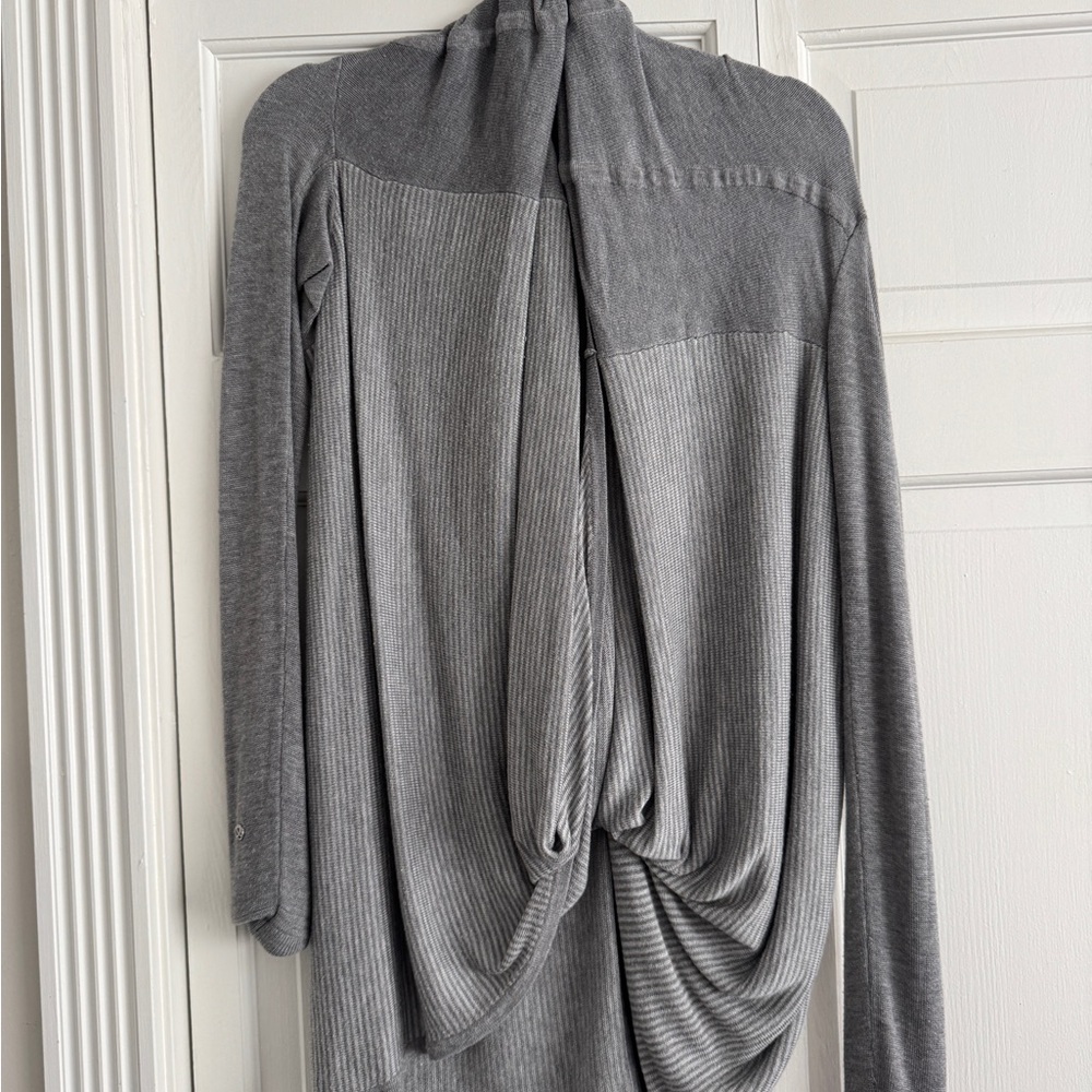 lululemon athletica Gray Cowl Neck Sweater